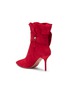 Detail View - Click To Enlarge - AQUAZZURA - 'Palace' ruffle buckled suede ankle boots