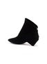 Detail View - Click To Enlarge - ASH - 'Crazy' geometric heel suede ankle boots