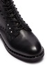 Detail View - Click To Enlarge - ASH - 'Wolf' pyramid stud leather combat boots
