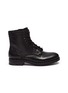 Main View - Click To Enlarge - ASH - 'Wolf' pyramid stud leather combat boots