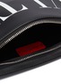 Detail View - Click To Enlarge - VALENTINO GARAVANI - Valentino Garavani Logo print leather bum bag