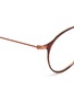 Detail View - Click To Enlarge - RAY-BAN - 'RX6378F' tortoiseshell front metal round optical glasses