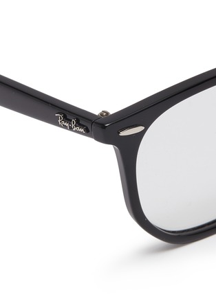 Detail View - Click To Enlarge - RAY-BAN - 'RB7151F' acetate hexagonal optical glasses