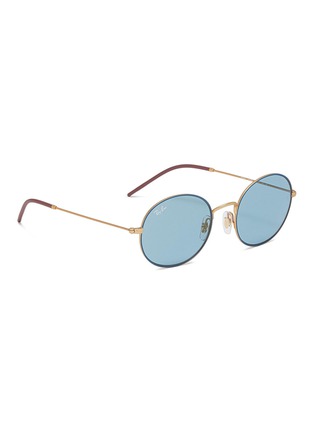 Figure View - Click To Enlarge - RAY-BAN - 'RB3594' metal oval sunglasses