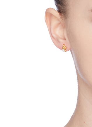 Figure View - Click To Enlarge - BELINDA CHANG - 'Bubbling Sensations' freshwater pearl stud earrings