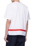 Back View - Click To Enlarge - MARNI - Stripe hem T-shirt