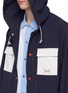Detail View - Click To Enlarge - MARNI - Contrast pocket hooded parka