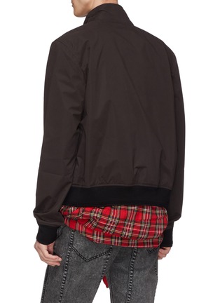 Back View - Click To Enlarge - Y/PROJECT - Tartan plaid lining bomber jacket