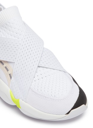 Detail View - Click To Enlarge - REEBOK - 'DMX Fusion AFF' knit sneakers