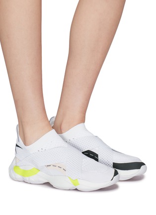 Figure View - Click To Enlarge - REEBOK - 'DMX Fusion AFF' knit sneakers