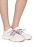 Figure View - Click To Enlarge - REEBOK - 'DMX Fusion CI' knit sneakers
