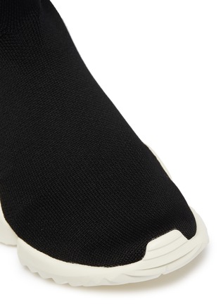 Detail View - Click To Enlarge - REEBOK - 'Sock Run R' slogan print knit unisex sneakers