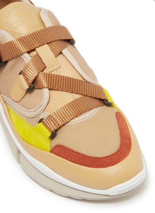 Detail View - Click To Enlarge - CHLOÉ - 'Sonnie' chunky outsole low top sneakers