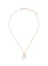 Main View - Click To Enlarge - TASAKI - 'Balance Note' diamond Akoya pearl 18k rose gold pendant necklace