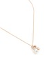 Figure View - Click To Enlarge - TASAKI - 'Balance Note' diamond Akoya pearl 18k rose gold pendant necklace