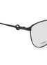 Detail View - Click To Enlarge - FENDI - Stainless steel cat eye optical glasses