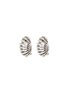 Main View - Click To Enlarge - PHILIPPE AUDIBERT - 'Del' curved openwork clip earrings