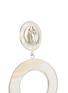 Detail View - Click To Enlarge - PHILIPPE AUDIBERT - 'Naia' mother-of-pearl hoop drop clip earrings