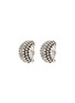 Main View - Click To Enlarge - PHILIPPE AUDIBERT - 'Del' Swarovski crystal stud curved clip earrings
