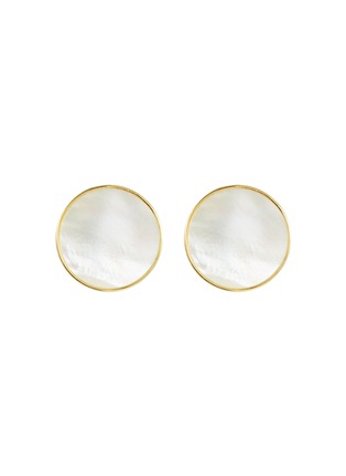 Main View - Click To Enlarge - PHILIPPE AUDIBERT - 'Naia' mother-of-pearl button clip earrings