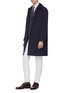 Figure View - Click To Enlarge - LARDINI - 'Easy Wear' packable belted trench coat
