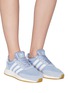 Figure View - Click To Enlarge - ADIDAS - 'I-5923' mesh suede boost™ sneakers