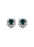 Main View - Click To Enlarge - ANTON HEUNIS - Swarovski crystal cluster stud earrings