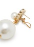 Detail View - Click To Enlarge - ANTON HEUNIS - Swarovski crystal pearl drop earrings