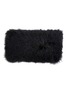 Main View - Click To Enlarge - JONATHAN ADLER - Mongolian lamb hair lumbar throw cushion – Black