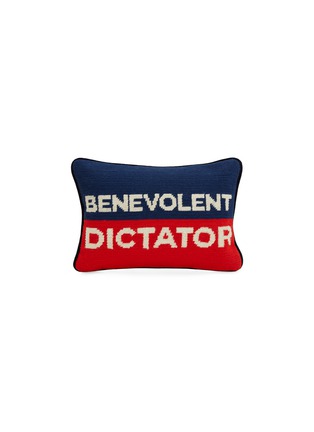 Main View - Click To Enlarge - JONATHAN ADLER - Benevolent Dictator needlepoint cushion