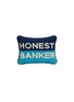 Main View - Click To Enlarge - JONATHAN ADLER - Honest Banker needlepoint cushion