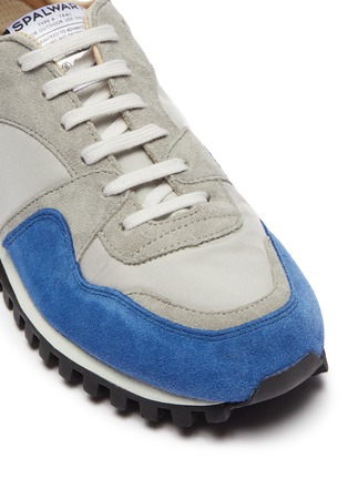 Detail View - Click To Enlarge - SPALWART - 'Marathon Trail Low' contrast suede panel mesh sneakers