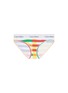 Main View - Click To Enlarge - CALVIN KLEIN UNDERWEAR - Logo waistband stripe bikini briefs
