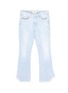 Main View - Click To Enlarge - FRAME - 'Le Crop Mini Boot' staggered cuff jeans