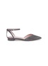 Main View - Click To Enlarge - PEDDER RED - 'Venus' ankle strap d'Orsay flats