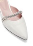 Detail View - Click To Enlarge - PEDDER RED - 'VANA' EMBELLISHED STRAP LEATHER MULES