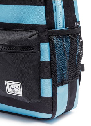 Detail View - Click To Enlarge - HERSCHEL SUPPLY CO. - 'Heritage' stripe canvas 16L kids backpack