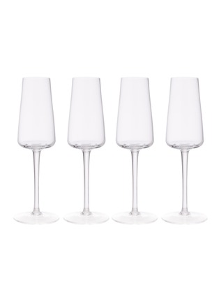 Main View - Click To Enlarge - LANE CRAWFORD - x LSA Champagne flute set – Clear