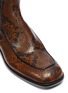 Detail View - Click To Enlarge - DRIES VAN NOTEN - Python embossed leather boots