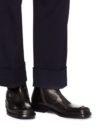 Figure View - Click To Enlarge - DRIES VAN NOTEN - Leather boots