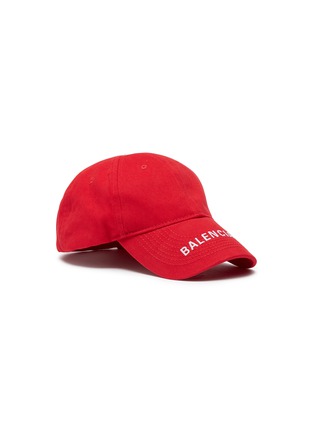 Main View - Click To Enlarge - BALENCIAGA - 'Everyday' logo embroidered visor baseball cap