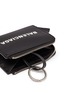 Detail View - Click To Enlarge - BALENCIAGA - 'Everyday' logo embossed leather zip key case