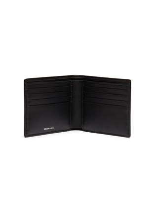 Figure View - Click To Enlarge - BALENCIAGA - 'Everyday' logo print leather bifold wallet