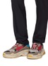 Figure View - Click To Enlarge - BALENCIAGA - 'Triple S' stack midsole mesh sneakers