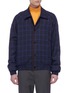 Main View - Click To Enlarge - 8ON8 - Windowpane check wool shirt jacket