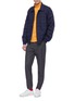 Figure View - Click To Enlarge - 8ON8 - Windowpane check wool shirt jacket
