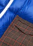  - 8ON8 - Tartan plaid pocket down puffer jacket