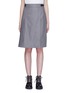 Main View - Click To Enlarge - 10633 - Pleated side wool garbardine kilt skirt