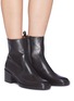 Figure View - Click To Enlarge - CLERGERIE - 'Caleb' leather ankle boots