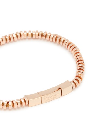 Detail View - Click To Enlarge - TATEOSSIAN - 'Mini Click' rose gold silver disc bead bracelet